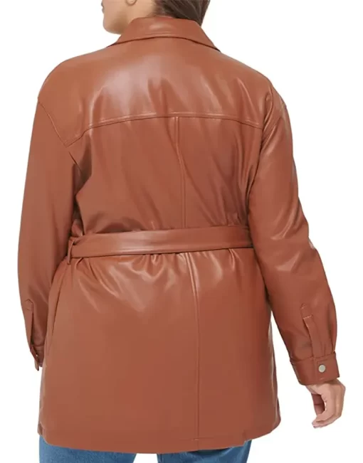 womens-brown-faux-leather-belted-shirt-jacket