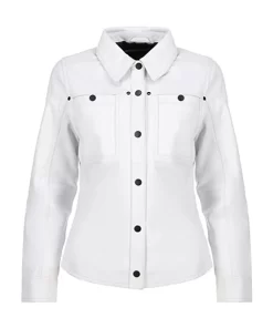 womens-button-front-shirt-collar-white-faux-leather-jacket