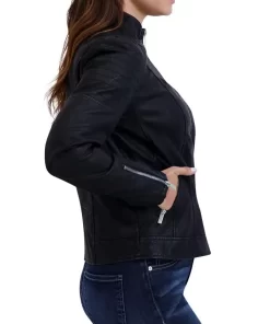 womens-casual-zipper-pockets-black-faux-leather-jacket
