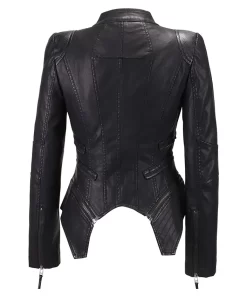 womens-dual-lapel-collar-black-faux-leather-jacket