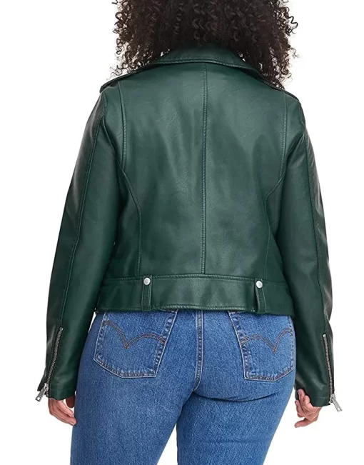 womens-green-faux-leather-moto-jacket