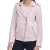 womens-light-pink-faux-leather-motorcycle-belted-jacket