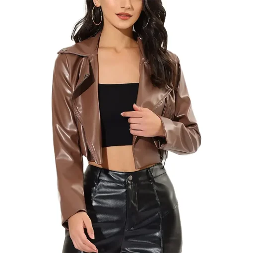 womens-long-sleeve-brown-faux-leather-cropped-moto-jacket