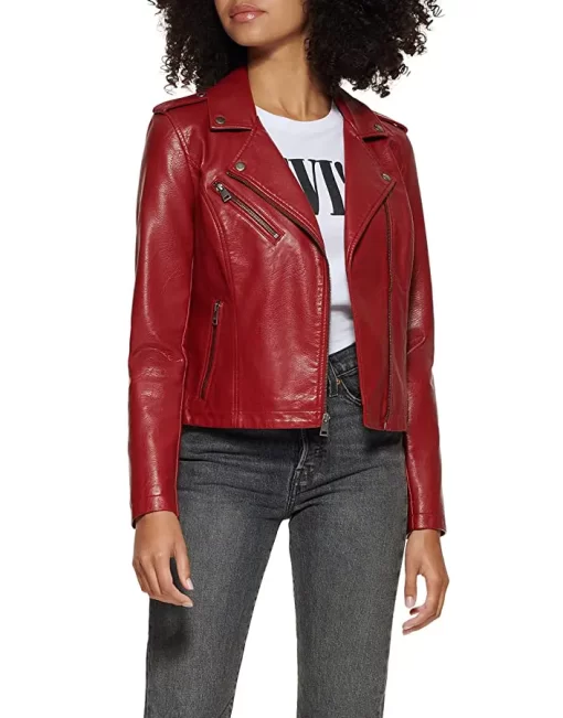 womens-maroon-asymmetrical-zipper-faux-leather-jacket