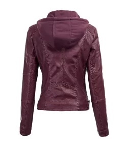 womens-maroon-faux-leather-motorcycle-jacket-with-hood