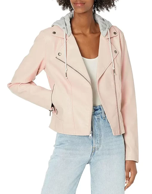 womens-peach-asymmetrical-zipper-faux-leather-jacket-with-hood