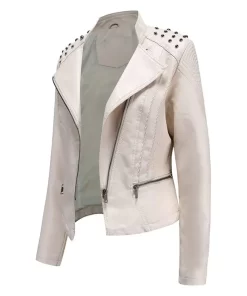 womens-studded-shoulder-cream-faux-leather-jacket