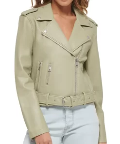 womens-tea-green-faux-leather-belted-motorcycle-jacket