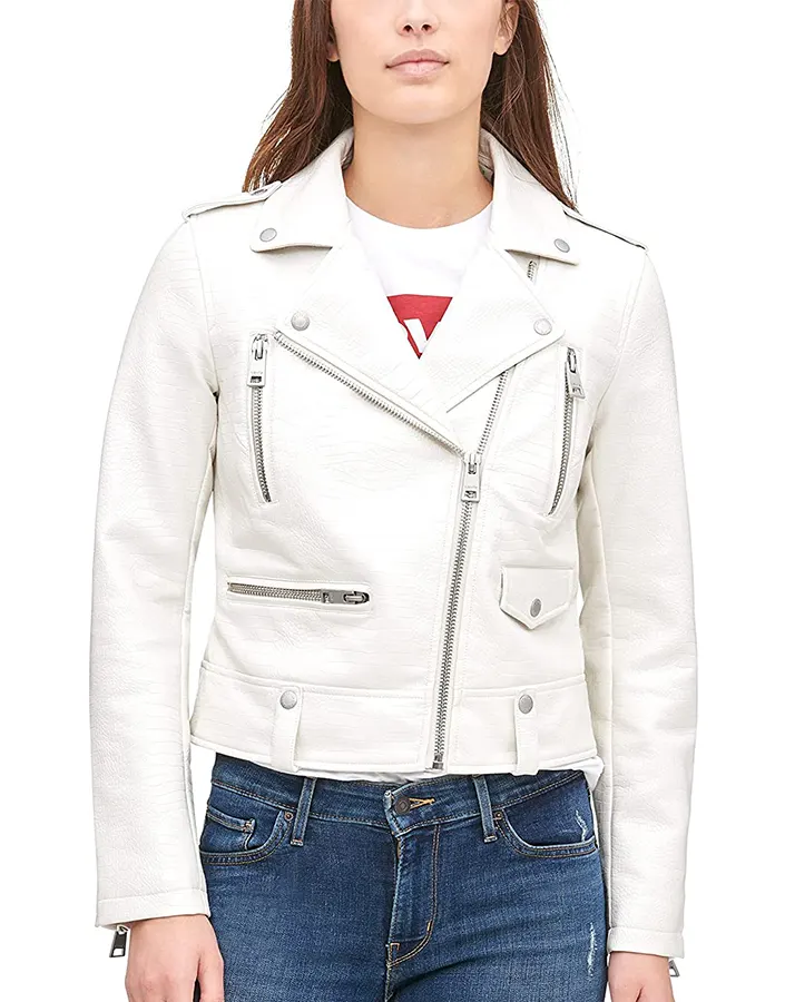 Womens White Faux Leather Moto Jacket 1 white-faux-leather-moto-jacket