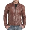 mens-slim-fit-cafe-racer-tan-faux-leather-jacket