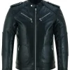 mens-black-biker-slim-fit-faux-leather-jacket