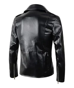 mens-black-faux-leather-motorcycle-jacket