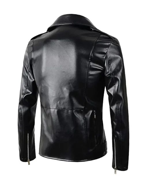mens-black-faux-leather-motorcycle-jacket