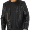 mens-black-faux-leather-padded-shoulder-jacket