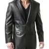 mens-black-faux-leather-sports-blazer