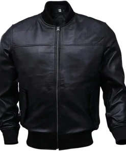 mens-bomber-black-faux-leather-jacket