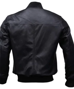 mens-bomber-black-faux-leather-jacket