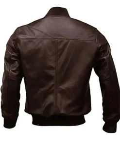 mens-bomber-brown-faux-leather-jacket