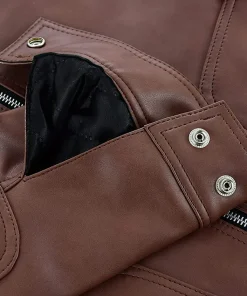mens-brown-biker-slim-fit-faux-leather-jacket