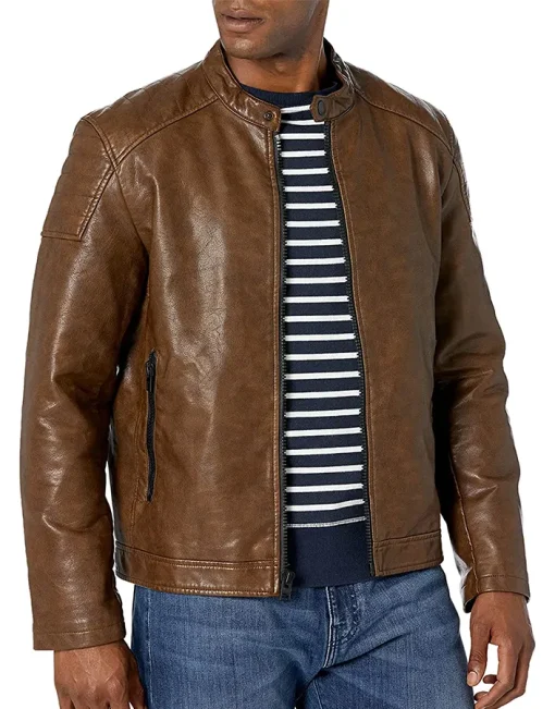 mens-brown-faux-leather-padded-shoulder-jacket