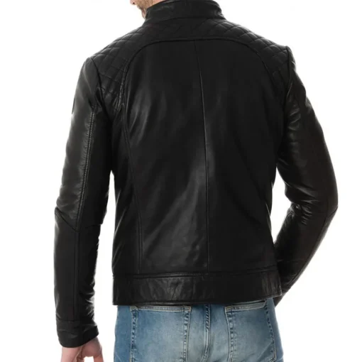 mens-buckle-collar-black-faux-leather-moto-biker-jacket
