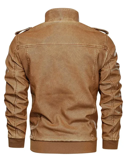 mens-casual-long-sleeve-distressed-faux-leather-tan-brown-jacket