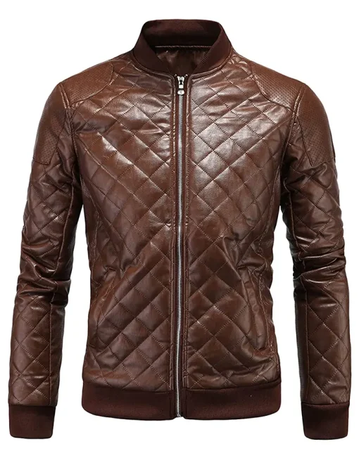 mens-diamond-quilted-brown-faux-leather-racing-jacket