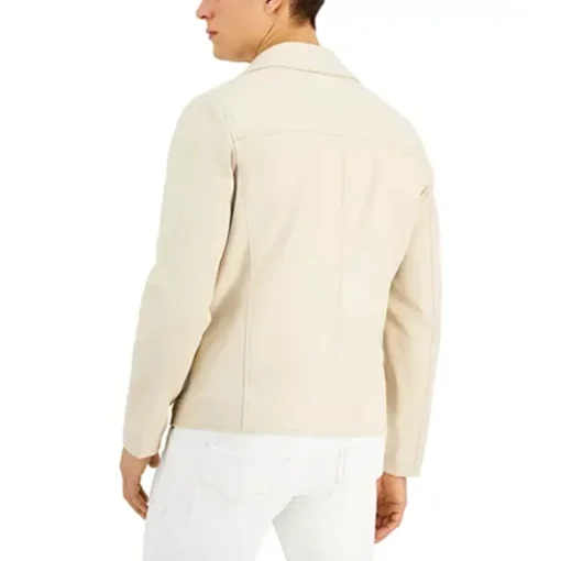mens-lapel-collar-beige-faux-leather-motorcycle-jacket
