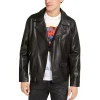mens-lapel-collar-black-faux-leather-motorcycle-jacket
