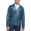 mens-lapel-collar-blue-faux-leather-motorcycle-jacket