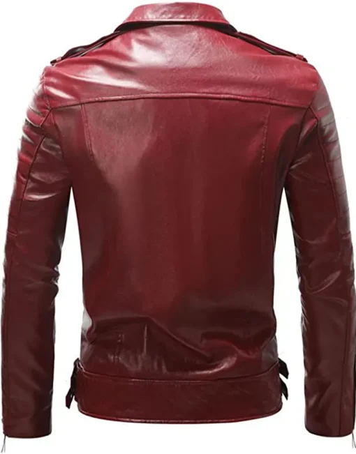 mens-lapel-collar-red-faux-leather-slim-fit-jacket
