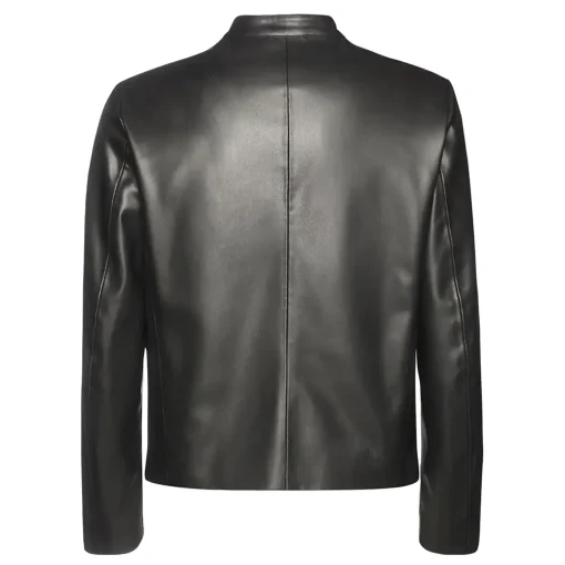 mens-shiny-black-faux-leather-jacket