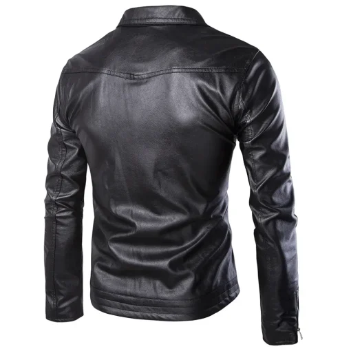mens-side-zipper-black-faux-leather-jacket