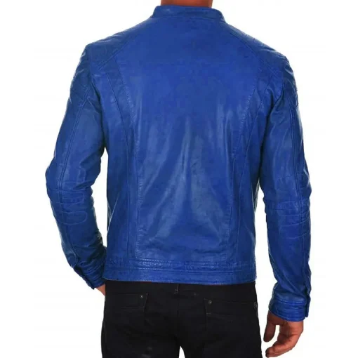 mens-slim-fit-blue-faux-leather-biker-jacket