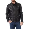 mens-stand-collar-black-faux-leather-moto-biker-jacket