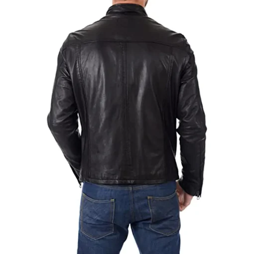 mens-stand-collar-black-faux-leather-moto-biker-jacket