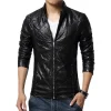 mens-stylish-slim-fit-stand-collar-black-faux-leather-jacket