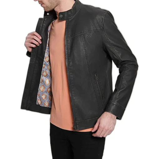 mens-vintage-black-faux-leather-moto-jacket