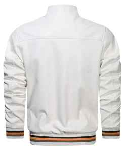 mens-white-faux-leather-bomber-jacket