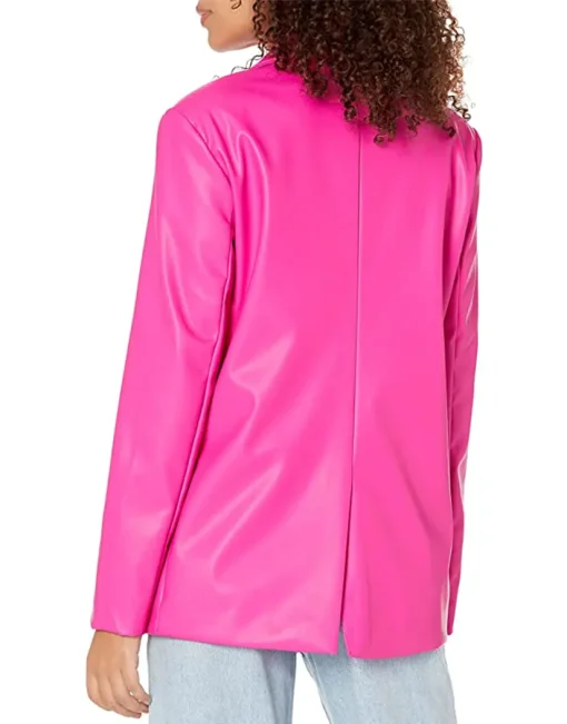 womens-audrey-pink-faux-leather-blazer