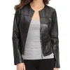 womens-black-faux-leather-collarless-moto-biker-jacket