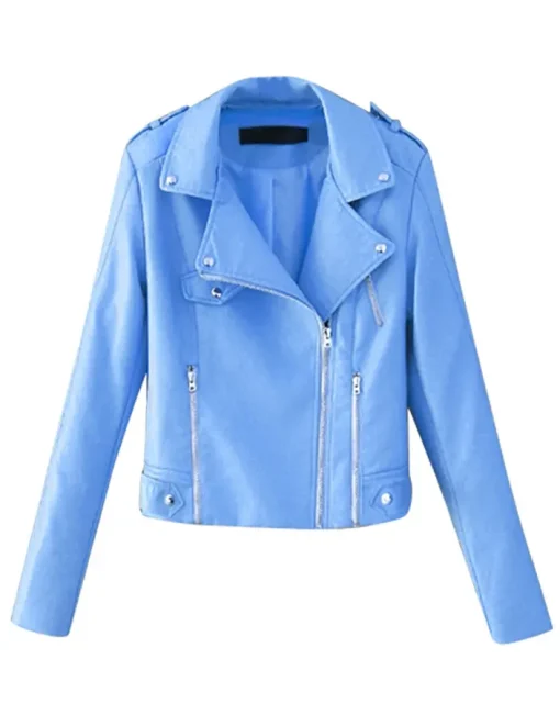 womens-blue-faux-leather-classic-motorcycle-jacket