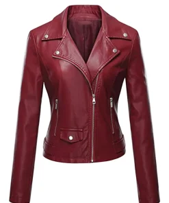 womens-burgundy-faux-leather-jacket
