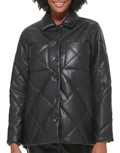 womens-button-front-quilted-black-faux-leather-jacket