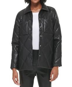 womens-button-front-quilted-black-faux-leather-jacket