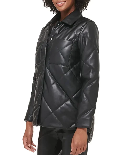 womens-button-front-quilted-black-faux-leather-jacket