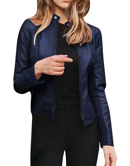 womens-casual-slim-fit-navy-blue-faux-leather-biker-jacket