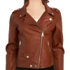 womens-faux-leather-brown-motorcycle-jacket