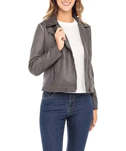 womens-grey-moto-biker-faux-leather-jacket