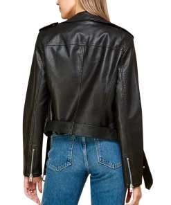womens-lapel-collar-black-faux-leather-motorcycle-jacket